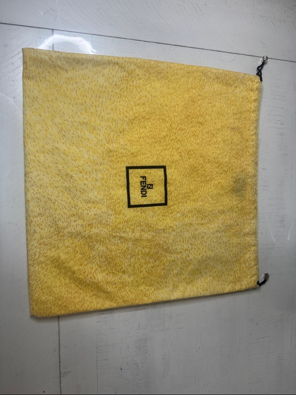 Fendi Yellow Dust Bags
